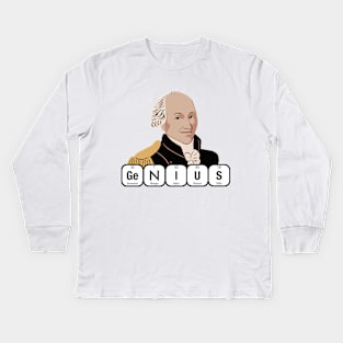 Charles Augustin de Coulomb Genius Kids Long Sleeve T-Shirt